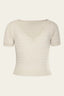 The Emmy Goes to Paris Top in Ivory | Emmy Design - Bright House Vintage