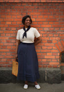 The Emmy Goes to Paris Top in Ivory | Emmy Design - Bright House Vintage