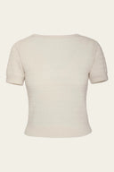 The Emmy Goes to Paris Top in Ivory | Emmy Design - Bright House Vintage