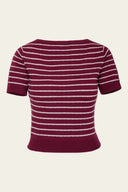 The Emmy Goes to Paris Top in Red | Emmy Design - Bright House Vintage