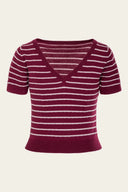 The Emmy Goes to Paris Top in Red | Emmy Design - Bright House Vintage