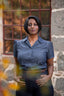 The Famous Favorite Blouse aus dunkelblauem Denim | Emmy Design | Damenbluse - Bright House Vintage