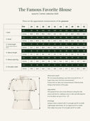 The Famous Favorite Blouse aus dunkelblauem Denim | Emmy Design | Damenbluse - Bright House Vintage
