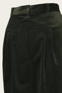 The Fancy Worker Pants aus waldgrünem Cord | Emmy Design | Damenhose - Bright House Vintage