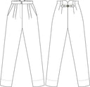 The Hep Hepburn Slacks Fischgrät - Leinen | Emmy Design | Damenhose - Bright House Vintage