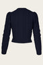 The Ice Skater Cardigan aus navyfarbener Wolle | Emmy Design | Damenstrickjacke - Bright House Vintage