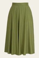 The Keeping it Cool Culottes in Olive | Emmy Design - Bright House Vintage