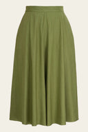 The Keeping it Cool Culottes in Olive | Emmy Design - Bright House Vintage