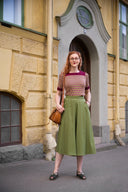 The Keeping it Cool Culottes in Olive | Emmy Design - Bright House Vintage