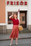 The Keeping it Cool Culottes in Red | Emmy Design - Bright House Vintage