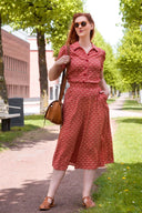 The Keeping it Cool Culottes in Red | Emmy Design - Bright House Vintage