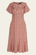The Lovey dovey Dress in Peach Lily | Emmy Design - Bright House Vintage