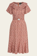 The Lovey dovey Dress in Peach Lily | Emmy Design - Bright House Vintage