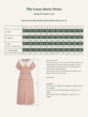 The Lovey dovey Dress in Peach Lily | Emmy Design - Bright House Vintage