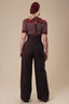 The Miss Fancy Pants Slacks in Aubergine | Emmy Design | Damenhose - Bright House Vintage