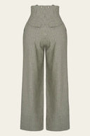 The Miss Fancy Pants Slacks in Green Herringbone | Emmy Design - Bright House Vintage