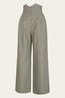 The Miss Fancy Pants Slacks in Green Herringbone | Emmy Design - Bright House Vintage