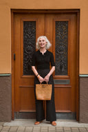 The Non Contrast Cardigan in Black | Emmy Design - Bright House Vintage