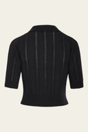 The Non Contrast Cardigan in Black | Emmy Design - Bright House Vintage