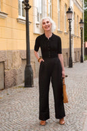 The Non Contrast Cardigan in Black | Emmy Design - Bright House Vintage