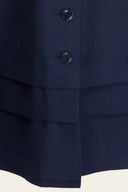 The One Foot Forward Skirt in Midnight | Emmy Design - Bright House Vintage