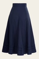 The One Foot Forward Skirt in Midnight | Emmy Design - Bright House Vintage