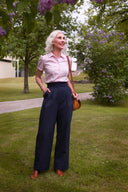 The Sassy Side Adjuster Slacks in Midnight | Emmy Design - Bright House Vintage