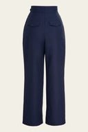 The Sassy Side Adjuster Slacks in Midnight | Emmy Design - Bright House Vintage