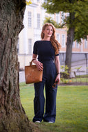 The Sassy Side Adjuster Slacks in Midnight | Emmy Design - Bright House Vintage