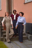 The Sassy Side Adjuster Slacks in Midnight | Emmy Design - Bright House Vintage