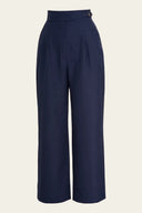 The Sassy Side Adjuster Slacks in Midnight | Emmy Design - Bright House Vintage