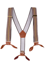The Sassy Suspenders in Braun gestreift von Emmy Design