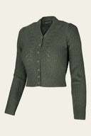 The Scandi Summer Cardi in Green | Emmy Design - Bright House Vintage