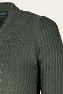 The Scandi Summer Cardi in Green | Emmy Design - Bright House Vintage