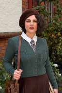 The Scandi Summer Cardi in Green | Emmy Design - Bright House Vintage