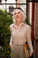 The Scandi Summer Cardi Linen Wool | Emmy Design - Bright House Vintage