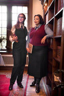 The Suit Up Waistcoat in Schwarz - Anthrazit | Emmy Design | Damenweste - Bright House Vintage
