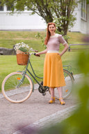 The Technicolor Cotton Top in Ivory | Emmy Design - Bright House Vintage