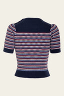 The Technicolor Cotton Top in Midnight | Emmy Design - Bright House Vintage