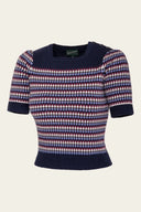 The Technicolor Cotton Top in Midnight | Emmy Design - Bright House Vintage