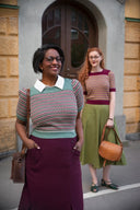 The Technicolor Cotton Top in Misty Green | Emmy Design - Bright House Vintage