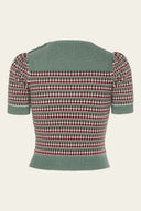 The Technicolor Cotton Top in Misty Green | Emmy Design - Bright House Vintage