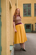 The Technicolor Cotton Top in Wine Red | Emmy Design - Bright House Vintage