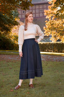The Tireless Trailblazer Skirt aus Bio - Denim | Emmy Design | Damenrock - Bright House Vintage