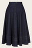 The Tireless Trailblazer Skirt aus Bio - Denim | Emmy Design | Damenrock - Bright House Vintage