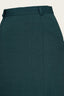 The Triple Step Skirt aus petrolfarbenem Woll - Bouclé | Emmy Design | Damenrock - Bright House Vintage