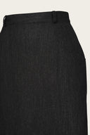 The Triple Step Skirt in Schwarz - Anthrazit | Emmy Design | Damenrock - Bright House Vintage