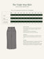 The Triple Step Skirt in Schwarz - Anthrazit | Emmy Design | Damenrock - Bright House Vintage