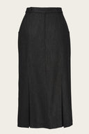 The Triple Step Skirt in Schwarz - Anthrazit | Emmy Design | Damenrock - Bright House Vintage