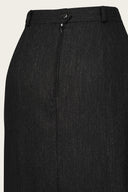 The Triple Step Skirt in Schwarz - Anthrazit | Emmy Design | Damenrock - Bright House Vintage